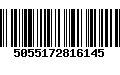 Código de Barras 5055172816145