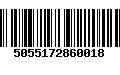 Código de Barras 5055172860018