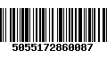 Código de Barras 5055172860087