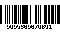 Código de Barras 5055365670691