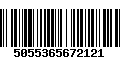 Código de Barras 5055365672121