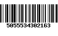 Código de Barras 5055534302163