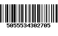 Código de Barras 5055534302705