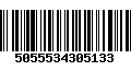 Código de Barras 5055534305133