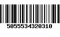 Código de Barras 5055534320310