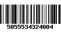 Código de Barras 5055534324004