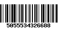 Código de Barras 5055534326688