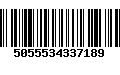 Código de Barras 5055534337189