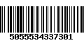 Código de Barras 5055534337301