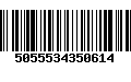 Código de Barras 5055534350614