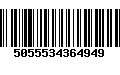 Código de Barras 5055534364949