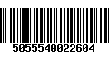 Código de Barras 5055540022604