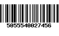 Código de Barras 5055540027456