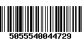 Código de Barras 5055540044729