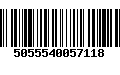 Código de Barras 5055540057118