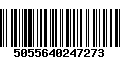 Código de Barras 5055640247273