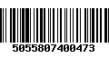 Código de Barras 5055807400473