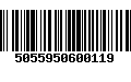 Código de Barras 5055950600119