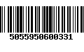 Código de Barras 5055950600331