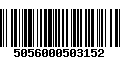 Código de Barras 5056000503152