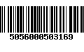 Código de Barras 5056000503169