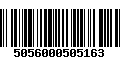 Código de Barras 5056000505163