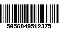 Código de Barras 5056049512375