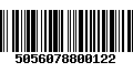 Código de Barras 5056078800122