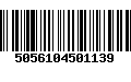 Código de Barras 5056104501139