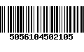 Código de Barras 5056104502105