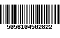 Código de Barras 5056104502822