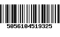 Código de Barras 5056104519325