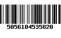 Código de Barras 5056104535820