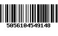 Código de Barras 5056104549148