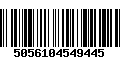 Código de Barras 5056104549445