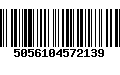 Código de Barras 5056104572139