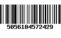 Código de Barras 5056104572429