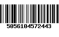 Código de Barras 5056104572443