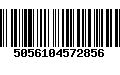 Código de Barras 5056104572856