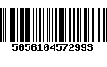 Código de Barras 5056104572993