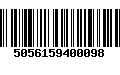 Código de Barras 5056159400098