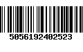 Código de Barras 5056192402523