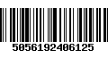 Código de Barras 5056192406125