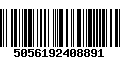 Código de Barras 5056192408891