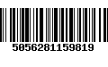 Código de Barras 5056281159819