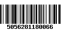 Código de Barras 5056281180066