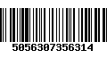 Código de Barras 5056307356314