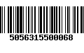 Código de Barras 5056315500068