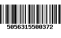 Código de Barras 5056315500372