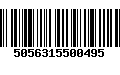 Código de Barras 5056315500495